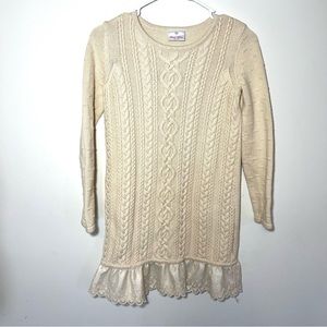 Hanna Andersson Girls Sweater Dress Sz 150 (12)